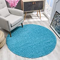 Los mejores  - Sanat Alfombra- Polipropileno- Redonda- 80 cm- Color Agua